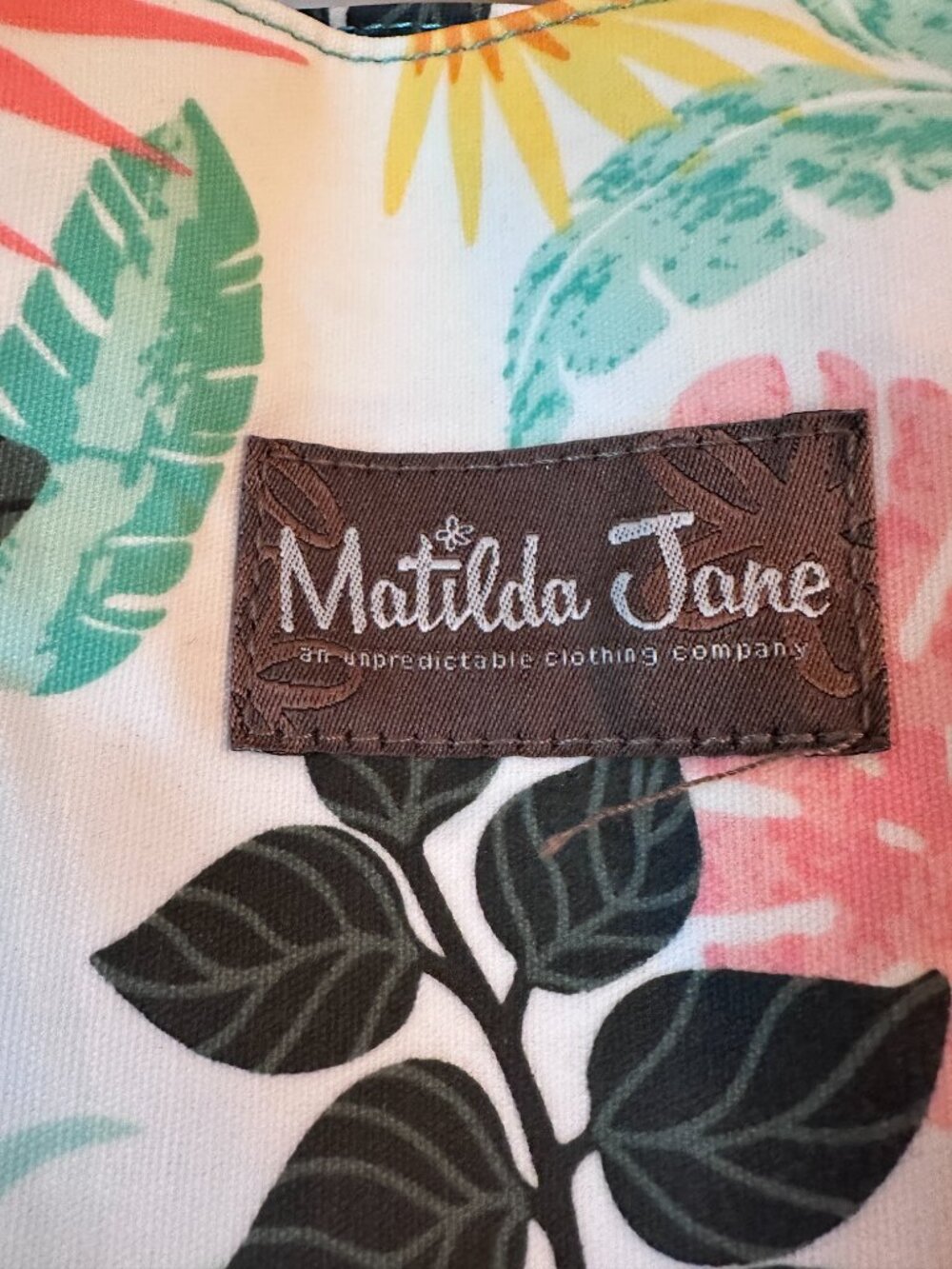 Matilda Jane Golden Island Beach Tote Beach Towel Let's Swim Pouch Set - Picture 3 of 11